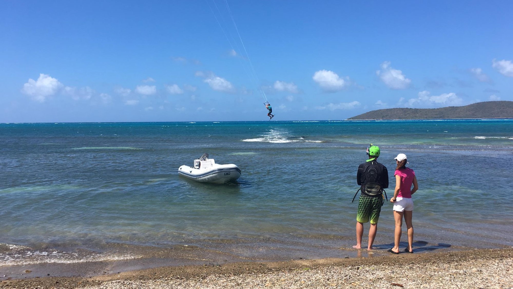 Kitesurf instruction in the Virign Islands
